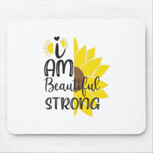 Sonnenblume Lover   Ich bin schön stark Mousepad