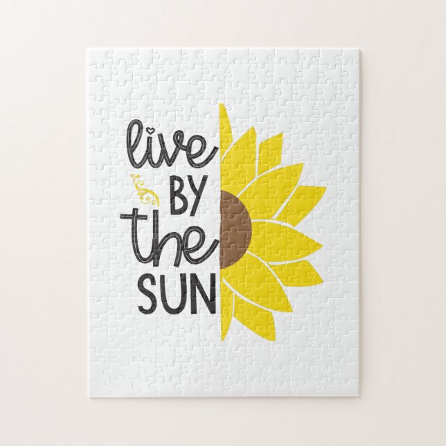 Sonnenblume Lover | Von der Sonne leben (Vertikal)