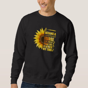 Sonnenblume Lpn Medical Wurde Eine Lizenzierte Pr Sweatshirt