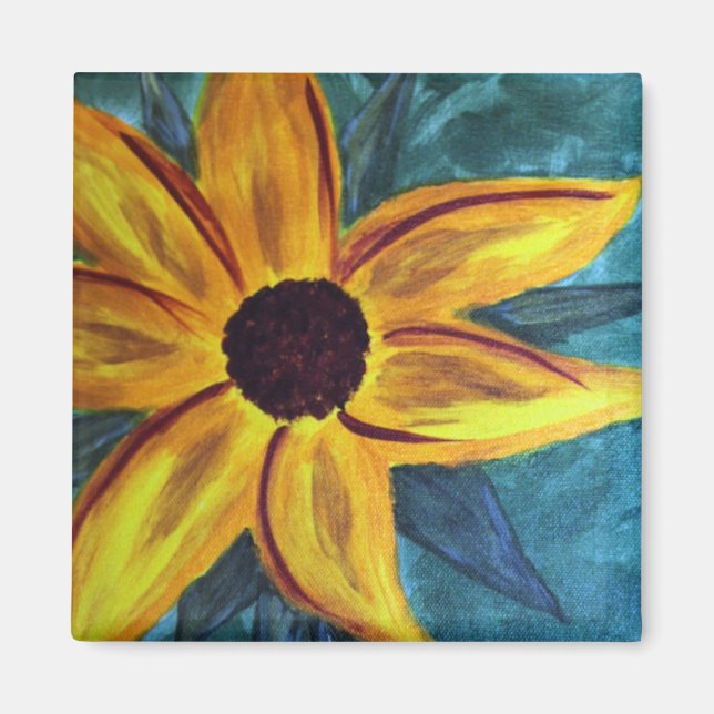 Sonnenblume Magnet (Vorne)