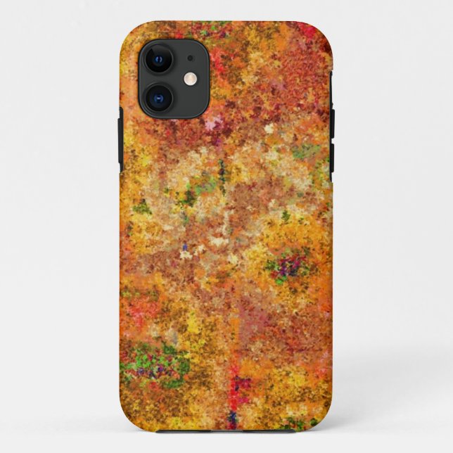 Sonnenblume malend Vintag Case-Mate iPhone Hülle (Rückseite)