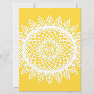 Sonnenblume Mandala - Einmaliges Geschenk für Nied
