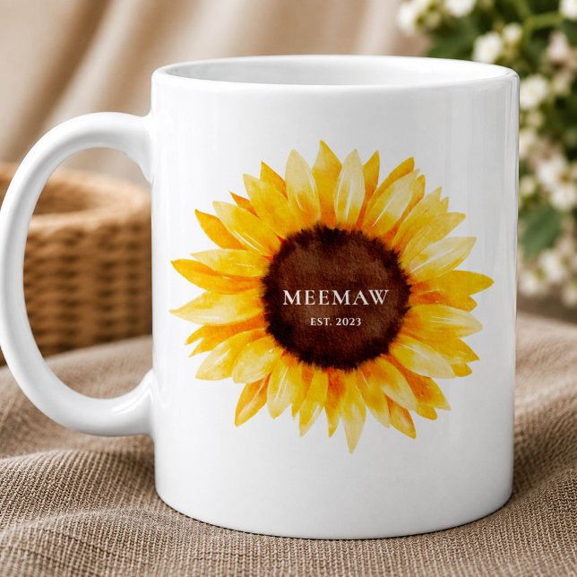 Sonnenblume MeeMaw Kaffeetasse (Von Creator hochgeladen)
