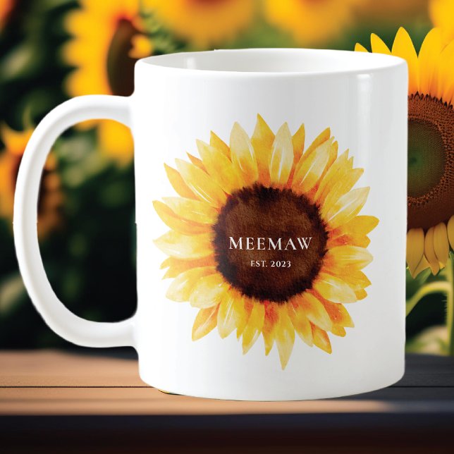Sonnenblume MeeMaw Kaffeetasse (Von Creator hochgeladen)