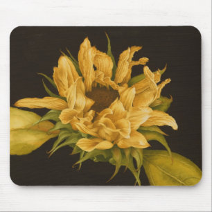 Sonnenblume mit Kopfschmerzen mousepad