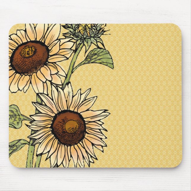 Sonnenblume Mousepad (Vorne)
