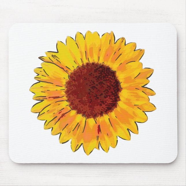 Sonnenblume Mousepad (Vorne)
