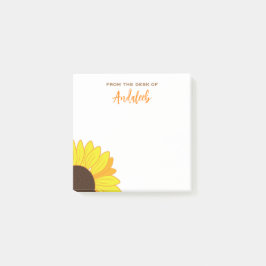 Sonnenblume nach Maß Post-it Klebezettel