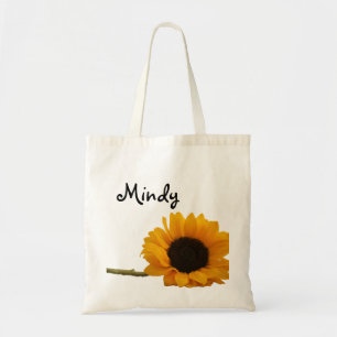Sonnenblume-Name-Tasche Tragetasche