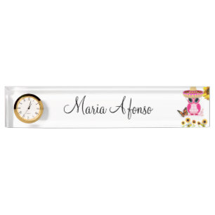 Sonnenblume Namensplakette