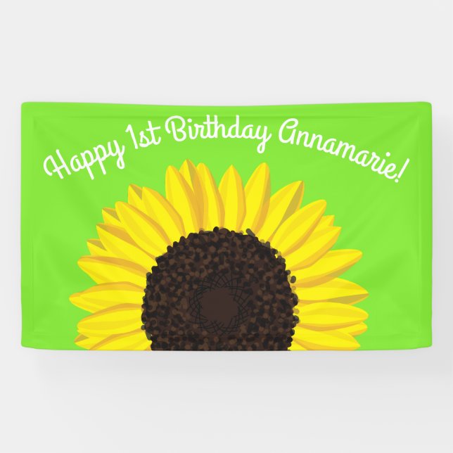 Sonnenblume-niedlicher 1. banner (Horizontal)