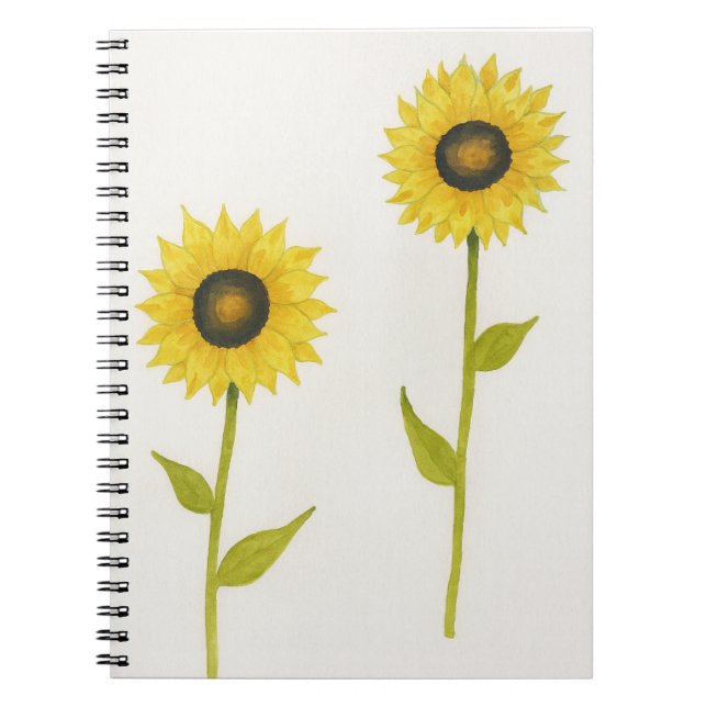 Sonnenblume Notizblock (Vorderseite)