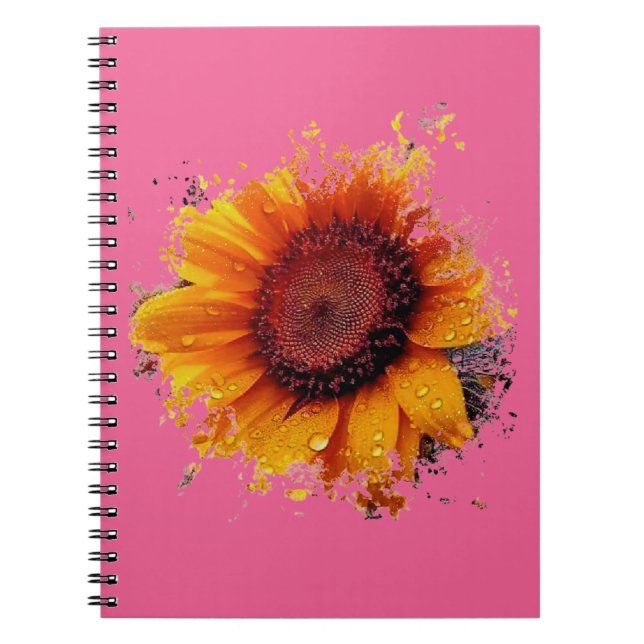 Sonnenblume Notizblock (Vorderseite)