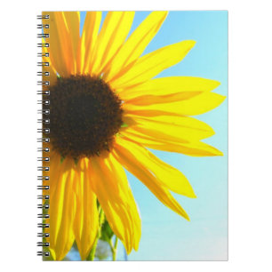 Sonnenblume-Notizbuch Notizblock