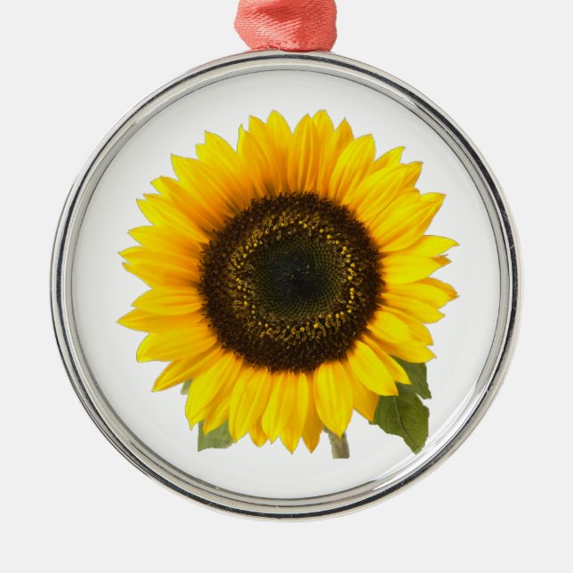 Sonnenblume Ornament Aus Metall (Vorne)