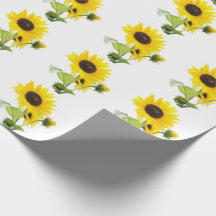 Sonnenblume-Packpapier