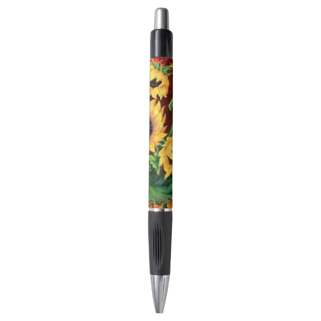 Sonnenblume Pen Kugelschreiber (Vorderseite Vertikal)