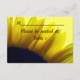 Sonnenblume Personalisierte Hochzeitsplatz Verlobu Einladung