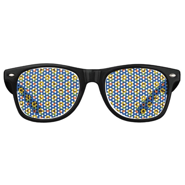 Sonnenblume Pflanze in einem Topf Partybrille (Vorderseite)