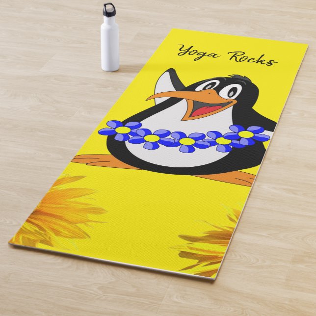 Sonnenblume Pinguin Yoga Mat Yogamatte (Beispiel)