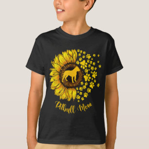 Sonnenblume Pitbull Mama Hund Lover T-Shirt