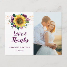 Sonnenblume Plum Lila Rose Leuchten Foto Vielen Da Postkarte