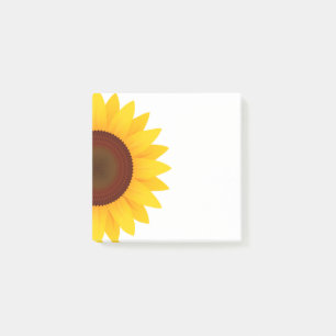 Sonnenblume Post-it Klebezettel