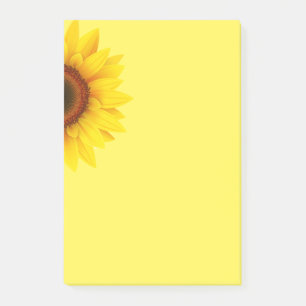 Sonnenblume Post-it Klebezettel