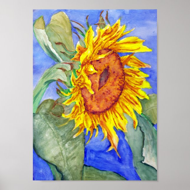 Sonnenblume Poster (Vorne)