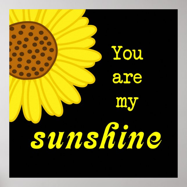 Sonnenblume Poster (Vorne)