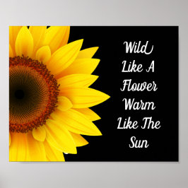 Sonnenblume Poster
