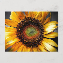 Sonnenblume Postkarte