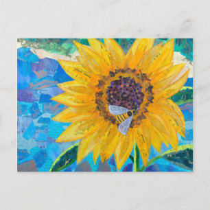 Sonnenblume Postkarte