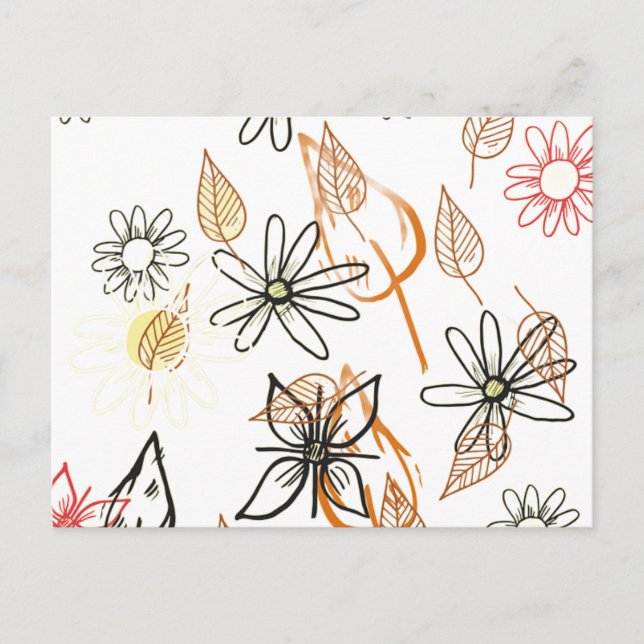 Sonnenblume Postkarte (Vorderseite)