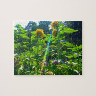 Sonnenblume-Power-Puzzlespiel