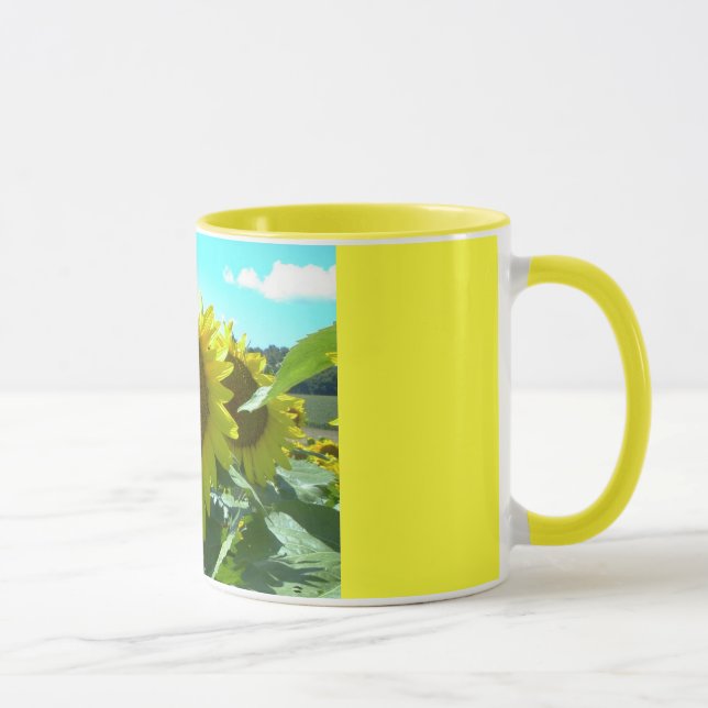 Sonnenblume-Power--Tasse Tasse (Rechts)