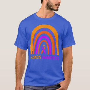 Sonnenblume Psoriasis Aufklärung Monat Orange und  T-Shirt