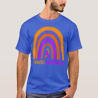 Sonnenblume Psoriasis Aufklärung Monat Orange und  T-Shirt