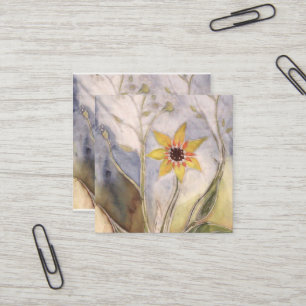 Sonnenblume Quadratische Visitenkarte