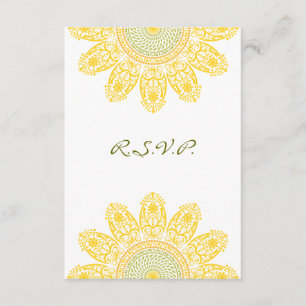 Sonnenblume R.S.V.P. RSVP Karte