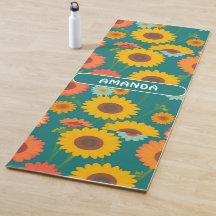 Sonnenblume Retro farbenfrohe Personalisierte Must