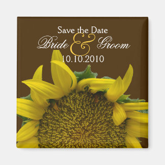 Sonnenblume Rett-the-Date Magnet