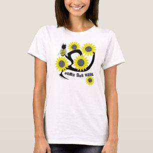 Sonnenblume retten den Bienen T-Stück T-Shirt
