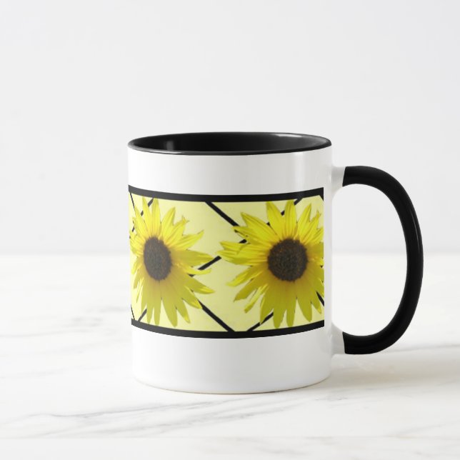 Sonnenblume-Ring Tasse (Rechts)