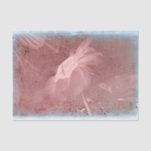 Sonnenblume Rosa Grau Vintag antike alte Textur Seidenpapier