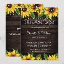 Sonnenblume Rustic Holzwinger Probe Abendessen