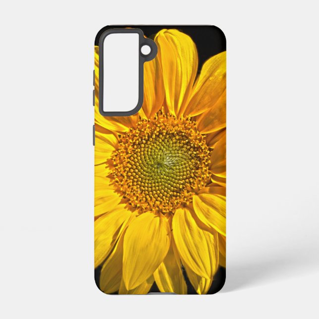 Sonnenblume Samsung Galaxy Hülle (Rückseite)