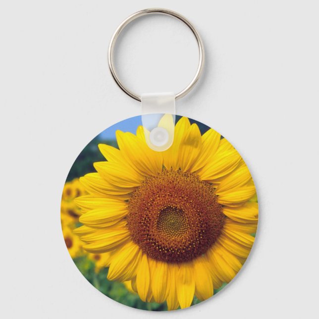 Sonnenblume Schlüsselanhänger (Vorderseite)
