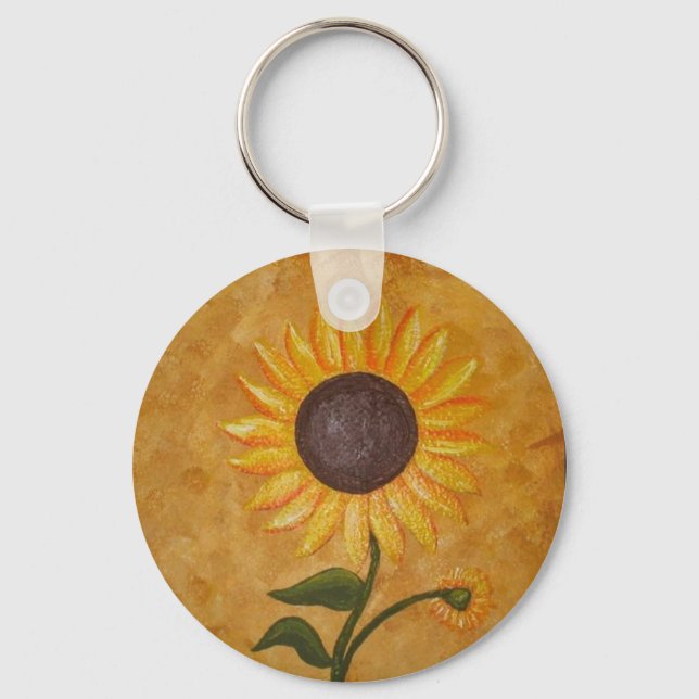 Sonnenblume Schlüsselanhänger (Vorderseite)