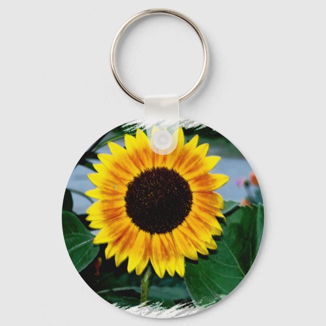 Sonnenblume Schlüsselanhänger (Vorderseite)
